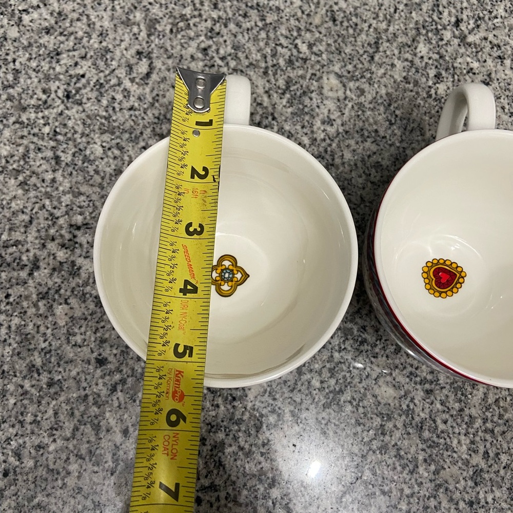 BRIGHTON Set of 2 Tea/Coffee Cups Jewel & Love Limited Edition Christmas 13 oz - Picture 15 of 16